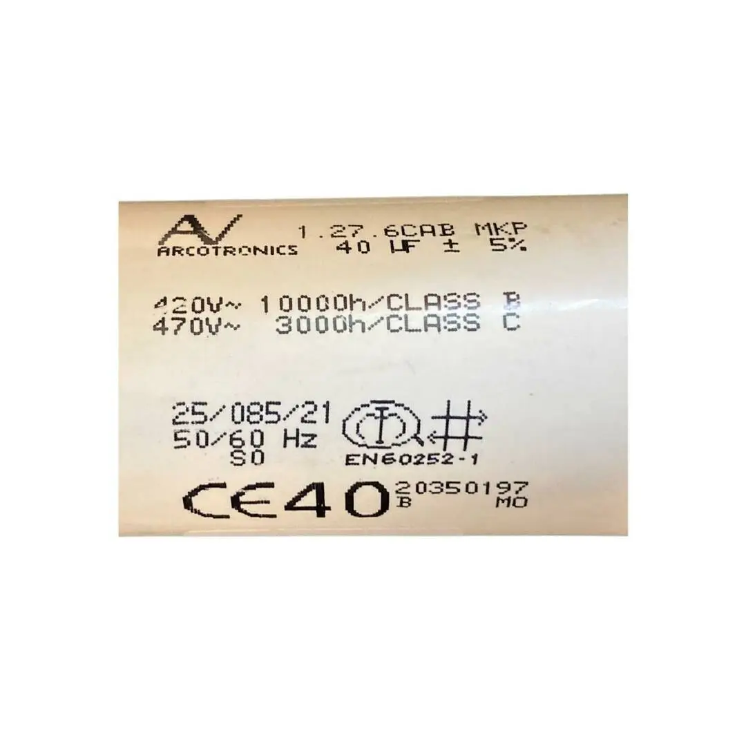 Condensateur 40mF De Pompe Eurostar / Belstar – Image 2